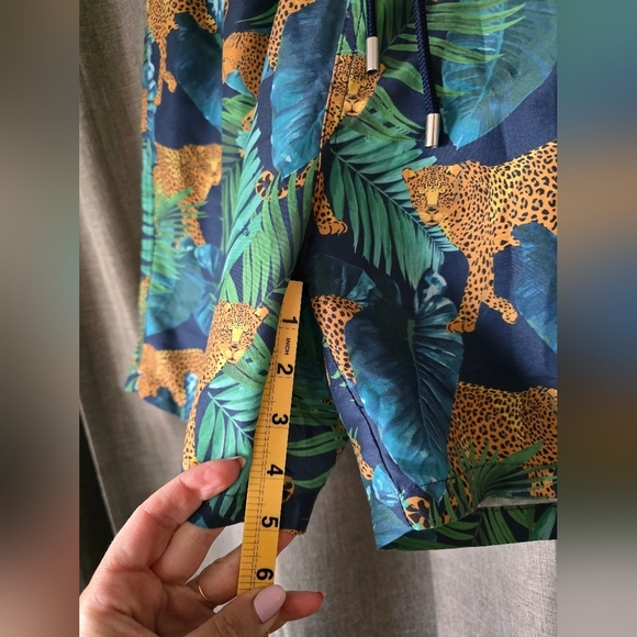 Franks Australia JUNGLE CAT Blue Mens Swim Trunks Size XL NEW - Picture 4 of 6